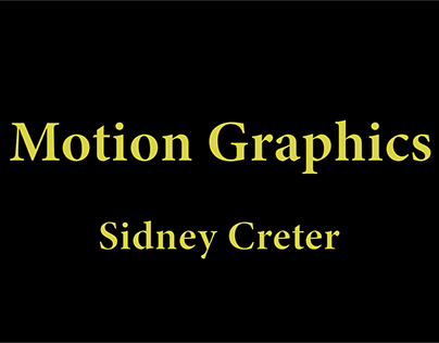 Motion Graphics/ VFX
