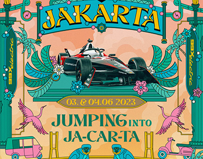 Porsche Formula E Posters – Jakarta