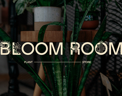 BLOOM ROOM | brand design for the plant store