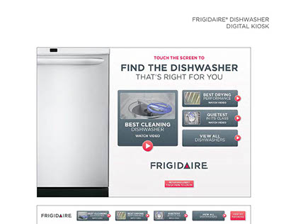 Frigidaire Dishwasher Digital Kiosk