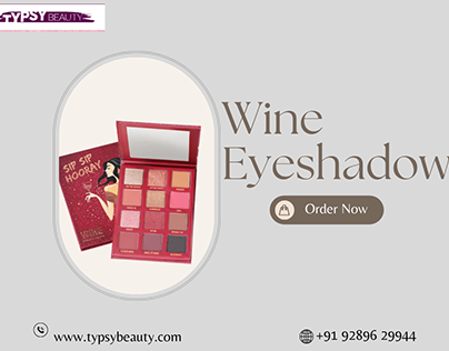 Discover the Elegance: Typsy Beauty's Wine Eyeshadow