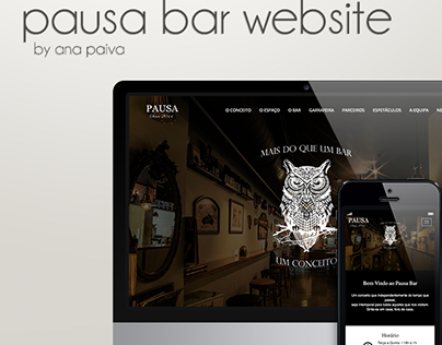 Pausa Bar Website