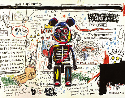 Basquiat bearbrick