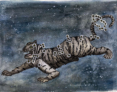 ILLUSTRATION - White Tiger of the West