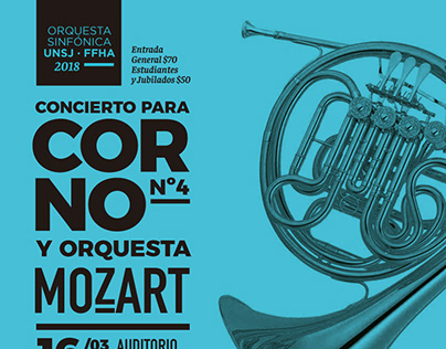 Posters Orquesta Sinfónica UNSJ - 2018