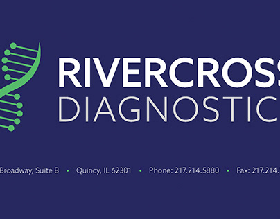 Rivercross Diagnostics Logo & Visual Identity