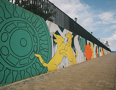 Unity Park Ethiopia mural