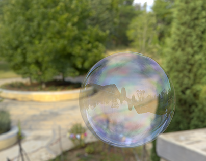 Soap bubbles - 3D animation