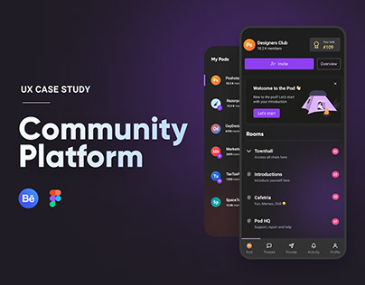 Community platform - UX case study