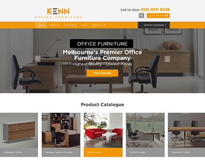 Kenn Office Furniture website
