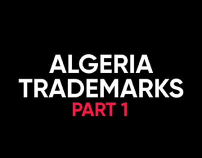 Algeria Trademarks™ Part 1.