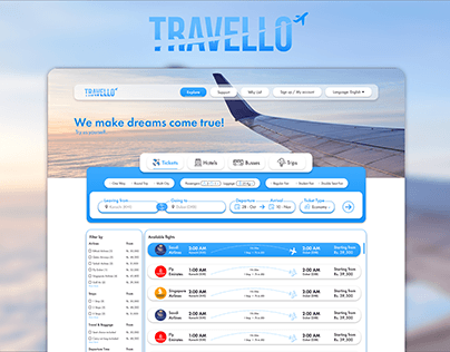 Travello | Travel App UI/UX Design