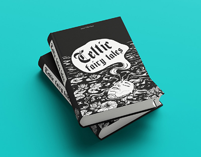 Poligraphic design .Book "Celtic fairy tales"