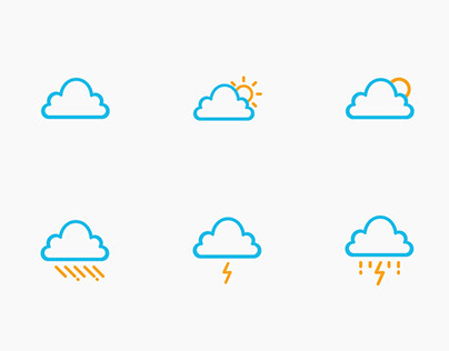 Icon Design - Weather Icons
