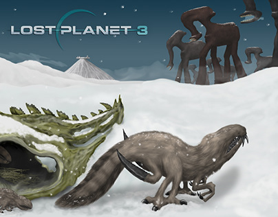 Variant of animal characters for the game LOST PLANET
