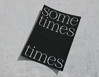 Sometimes Times Typeface