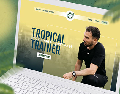 Web design for Tropical Trainer