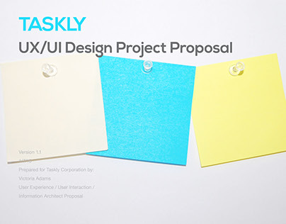Taskly UX/UI Design Project 