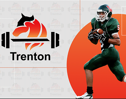 Presentation of the Trenton sportswear logo.