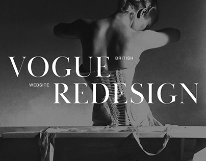 Vogue UK — redesign website