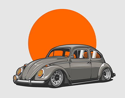 beetle cartoon illustration