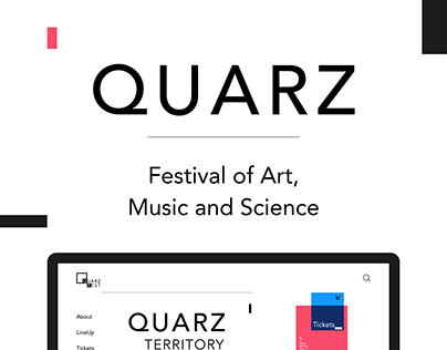 QUARZ FEST Web Concept