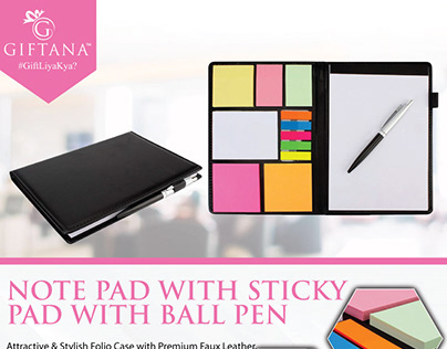 Buy Premium Quality Notepad Online from Giftana | Best