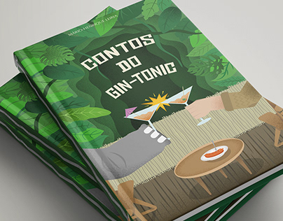 Redesign, Livro Contos do Gin-Tonic | Book Cover Design