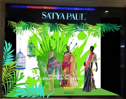Satya Paul- Window Display Design Spring Summer '15