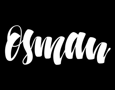 Osman lettering and motion