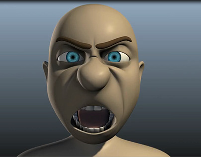 Face Rig Animation and Lighting