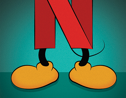 Disney/Netflix merger illustration