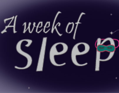 A week of sleep