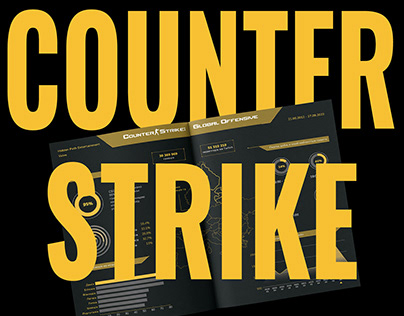 Data visualization | Counter-Strike booklet design