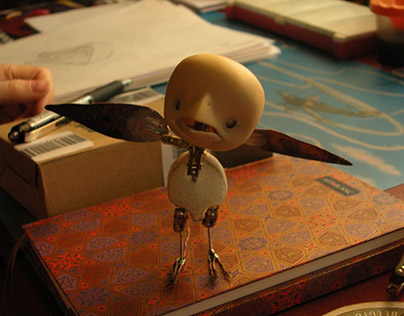 The sparrow. Design of the main character
