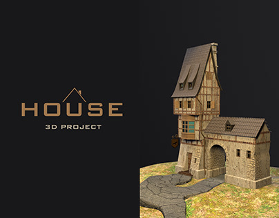 3D House. Maya