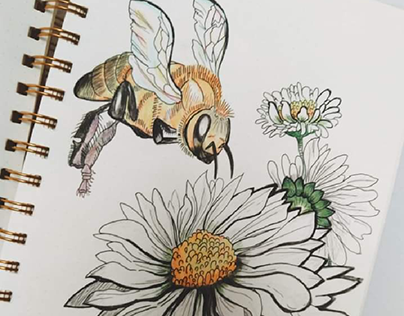 bees and flowers
