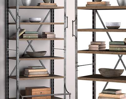 3d model RaCK FRENCH LIBRARY