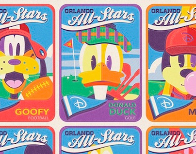 Disney All Star sport cards