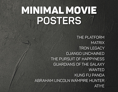 Minimal Movie Posters
