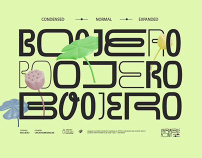 Boojero Variable Font