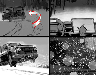 Storyboards (Vehicles TV Commercial)