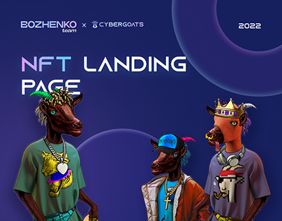 CYBERGOATS- NFT landing page