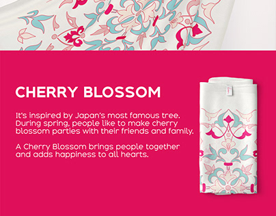 Scarf Design - Cherry Blossom