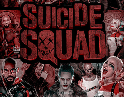 fan art suicide squad poster