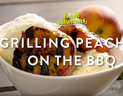 Grilling Peaches Food Stylist & Talent