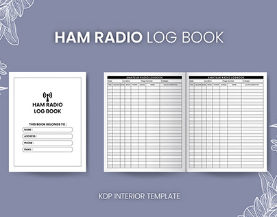 Ham Radio Logbook | KDP Interior Template