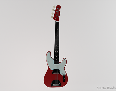 3D MODELING - Guitar
