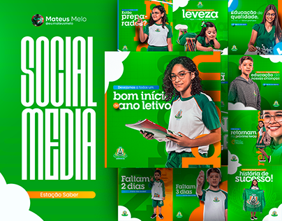 Social Media - Colégio - Escola