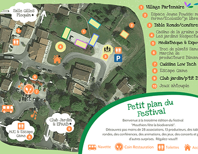 Plan du Festival de la Biodiversité